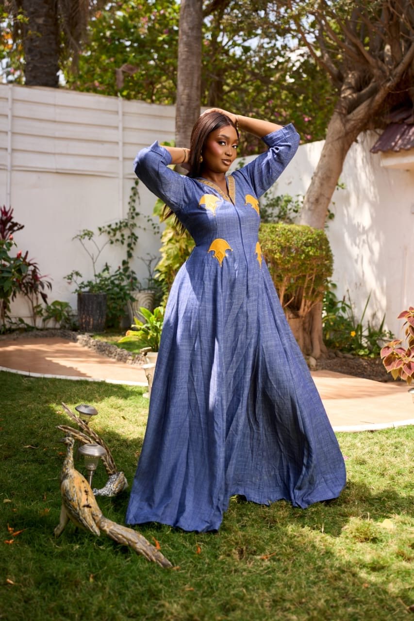 Robe bleue Kholma